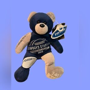 Dallas Cowboys Stadium Inaugural Season Rare 2009 Team Beans Plush Bear